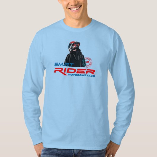 Live naar Ride (motorfiets) | Lange hoes van Manne T-shirt (Voorkant)