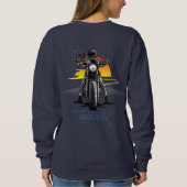 Live naar Ride (motorfiets) | Vuilshirt voor dames Trui (Achterkant)
