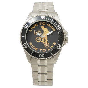 Live naar Ride Ride Ride to Live BMX Horloge