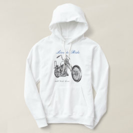 Live naar Ride, Ride to Live Basic Hoodie Sweatshi