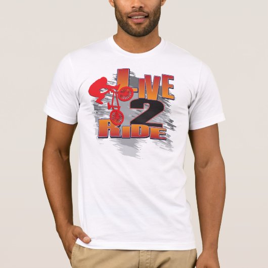 Live naar Ride T-shirt (Voorkant)