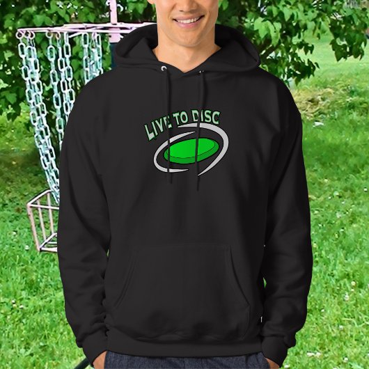 Live naar schijf, Disc Golfen Hoodie