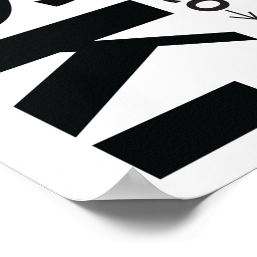 Live naar Ski poster (Hoek)