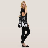 Live naar Ski-tas Tote Bag (Op model)