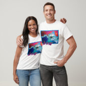 Live naar Surf T-shirt (Unisex)