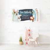 Live Natitivity-kerstkerkbanner Spandoek (Insitu)