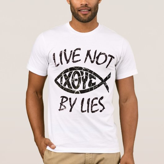 Live Not By Lies TShirt (Voorkant)