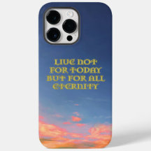 "Live Not for Today" iPhone hoesje