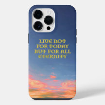 "Live Not for Today" iPhone hoesje