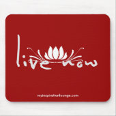 Live Now Mousepad Muismat (Voorkant)