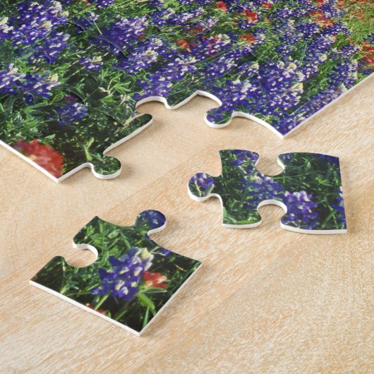 Live Oak & Texas Paintborstel, en Texas Legpuzzel (Zijkant)