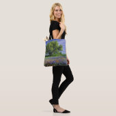 Live Oak & Texas Paintborstel, en Texas Tote Bag (Op model)