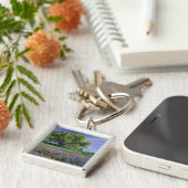 Live Oak & Texas Paintbrush, en Texas Sleutelhanger (Zijkant)