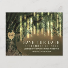 Live Oak Tree Spaans mos Sla de datum kaarten