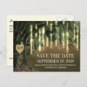 Live Oak Tree Spaans mos Sla de datum kaarten (Voorkant / Achterkant)