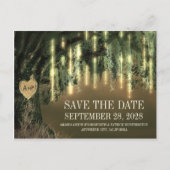 Live Oak Tree Spaans mos Sla de datum kaarten (Voorkant)