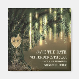 Live Oak Tree Spanish Moss Save the Date Magnets Magneet