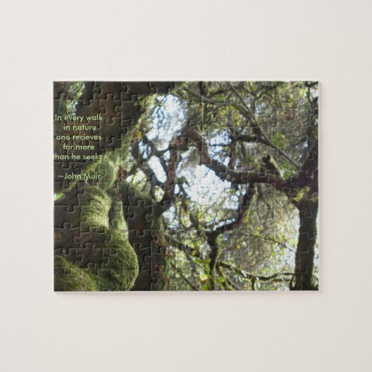 Live Oaks Muir Quote Legpuzzel (Horizontaal)