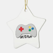 Live om af te spelen keramisch ornament (Links)