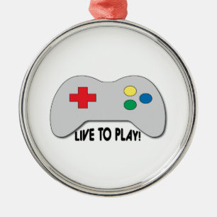 Live om af te spelen metalen ornament