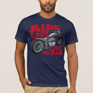 Live om te rijden t-shirt