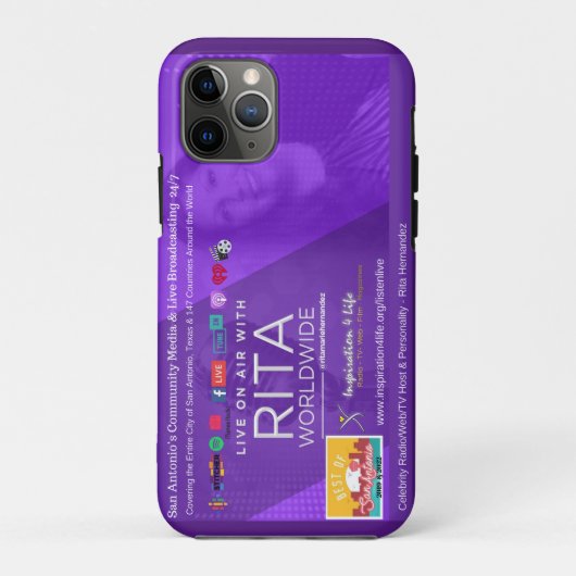 Live On Air met Rita telefoonhoesje voor iPhone 11 Case-Mate iPhone Case (Achterkant)