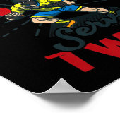 Live Once Serve Twice Design Table Tennis Poster (Hoek)