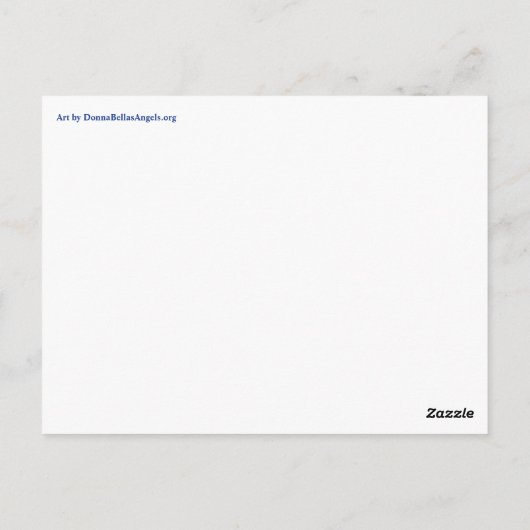 Live onder dezelfde Moon Art Briefkaarten (Achterkant)