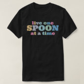 Live One Spoon At A Time Lupus Warrior Premium T-shirt (Design voorkant)