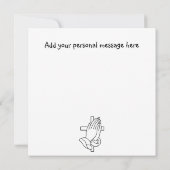 Live op basis van geloof, op maat gesneden creditc kaart (Achterkant)