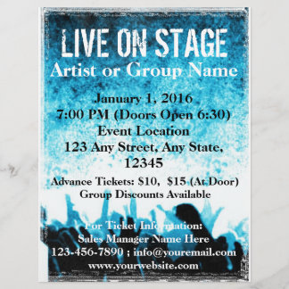 Live op Stage Blue Worship Flyer