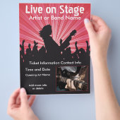 Live op Stage Music Flyer (Hand)