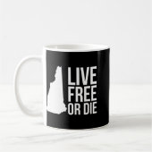 Live Or Die Nh Motto New Hampshire Map Koffiemok (Links)