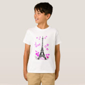 LIVE PARIS EIFFEL TOWER PRINT T-SHIRT (Voorkant volledig)
