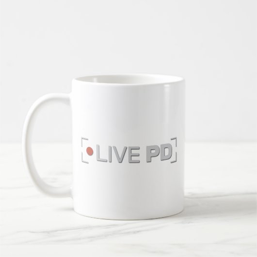 Live PD - 11 oz Koffiemok (Links)