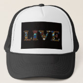 Live pet, te koop! trucker pet (Voorkant)