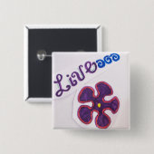 Live Pin Vierkante Button 5,1 Cm (Voorkant /achterkant)