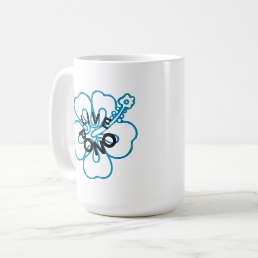 Live pono balans met zelf anderen natuur HARMONY Koffiemok (Voorkant links)