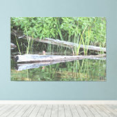 Live Reflection Canvas Afdruk (Insitu (Houten vloer))