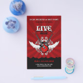 Live Rock Music Concert Party Flyer (Enkel)