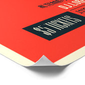 Live rock night music Poster Aankondiging van (Hoek)