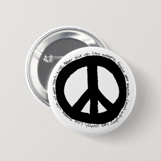 Live Ronde Button 5,7 Cm (Voorkant /achterkant)