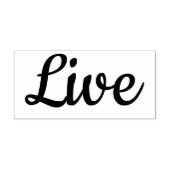 Live Rubberstempel (Afrduk)