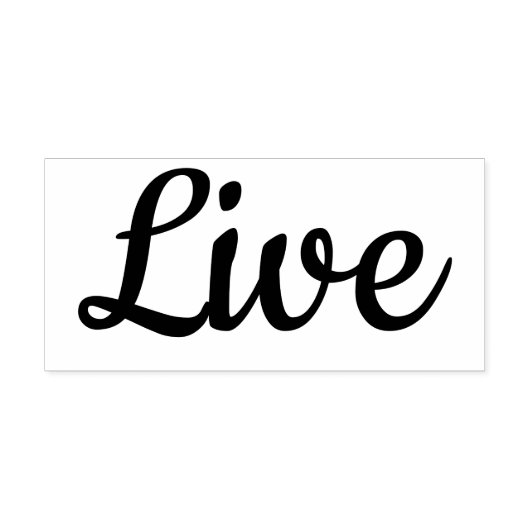 Live Rubberstempel (Afrduk)