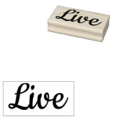 Live Rubberstempel (Gestempeld)