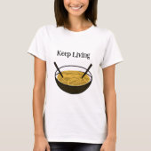 Live – Schattig Positief Cartoonontwerp T-shirt (Voorkant)
