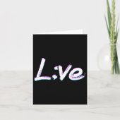 Live Semicolon Suicide Prevention Awareness Kaart (Voorkant)