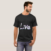 Live Semicolon Suicide Prevention Awareness T-shirt (Voorkant volledig)