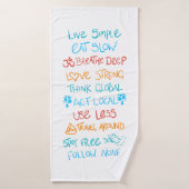 Live Simple 2 Badhanddoek (Badhanddoek)