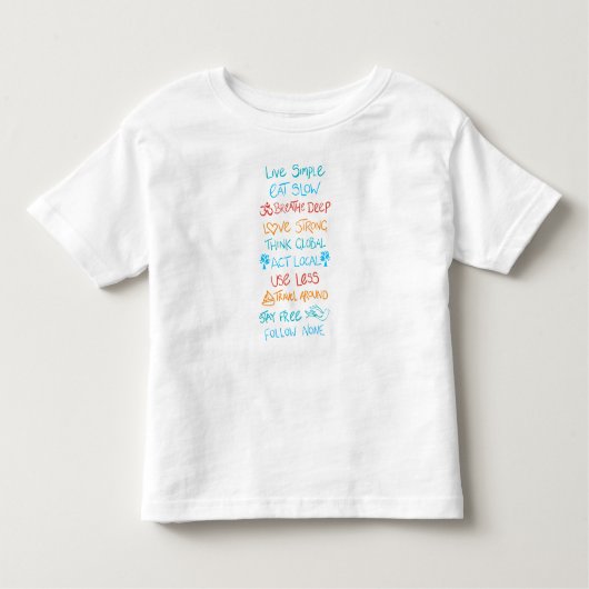 Live Simple 2 Kinder Shirts (Voorkant)